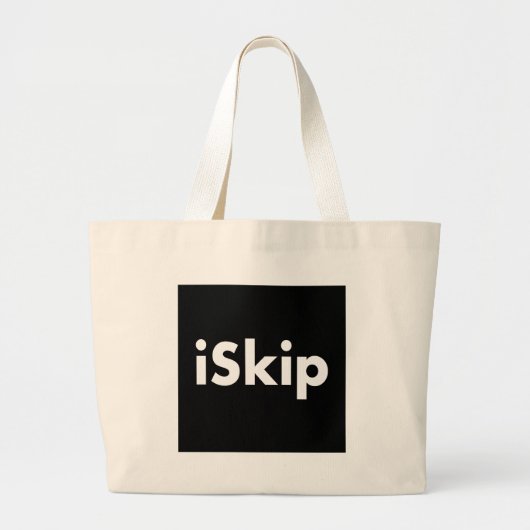 Grand Tote Bag iSkip (Devant)