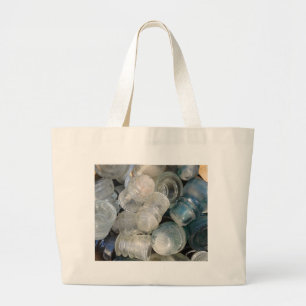 Grand Tote Bag Isolateurs en verre vintage