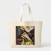 Grand Tote Bag Italien - Personnaliser le texte (Devant)