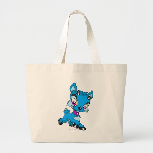 Grand Tote Bag Ixi bleu (Devant)