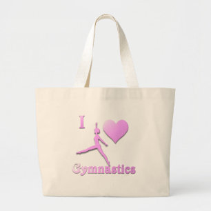 Grand Tote Bag j'adore la gymnastique #6