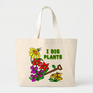 Grand Tote Bag J'Ai Creg Plante Gardener Dit
