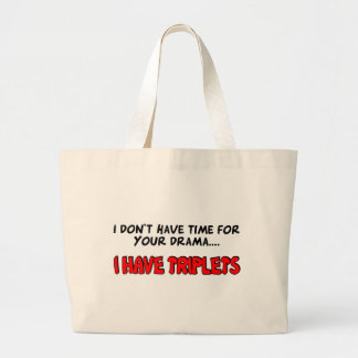 Grand Tote Bag J'ai des triplets