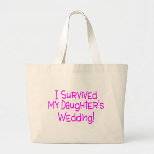 Grand Tote Bag J'ai survécu à mon épouser de filles