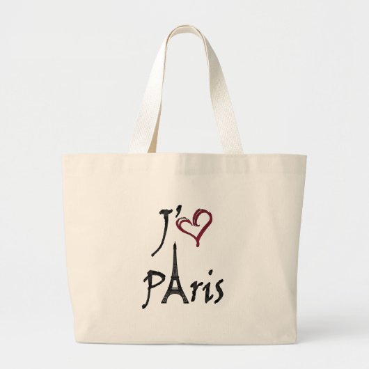 Grand Tote Bag j'aime (Devant)