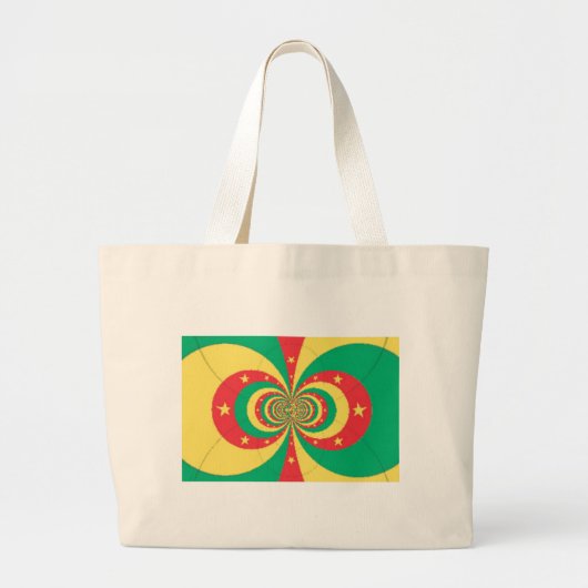 Grand Tote Bag J'aime Cameroun (Devant)