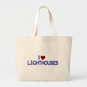 Grand Tote Bag J'aime des phares