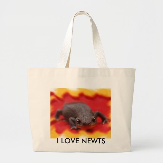 Grand Tote Bag J'aime des tritons (Devant)