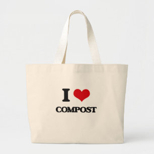 Grand Tote Bag J'aime le compost