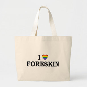 Grand Tote Bag J'aime le prépuce