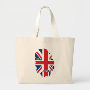 GRAND TOTE BAG J'AIME LE ROYAUME-UNI
