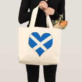 Grand Tote Bag J'aime l'Ecosse (Devant (produit))