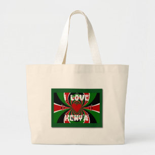 Grand Tote Bag J'aime les Cadeaux Hakuna Matata Kenya