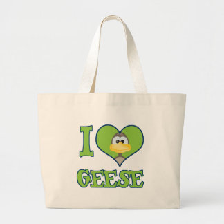 Grand Tote Bag J'aime les oies