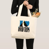 Grand Tote Bag J'Aime Les Voyages ! (Devant (produit))
