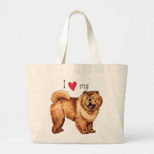 Grand Tote Bag J'aime mon Chow
