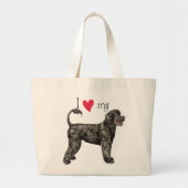 Grand Tote Bag J'aime mon PWD (Devant)