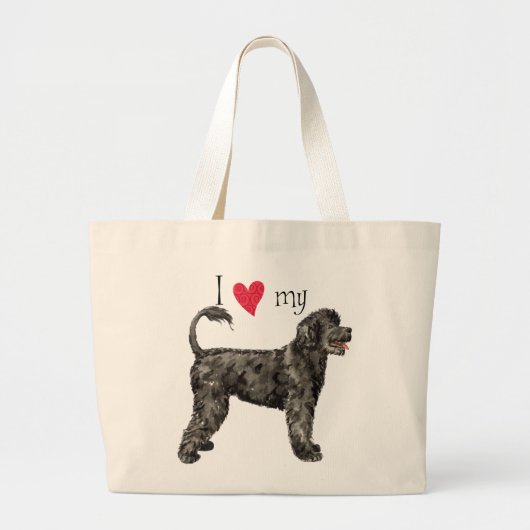 Grand Tote Bag J'aime mon PWD (Devant)