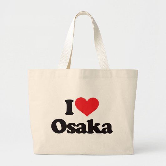 Grand Tote Bag J'aime Osaka (Devant)