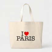 Grand Tote Bag J'aime Paris (Devant)