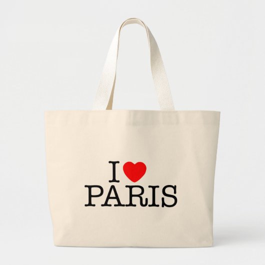 Grand Tote Bag J'aime Paris (Devant)
