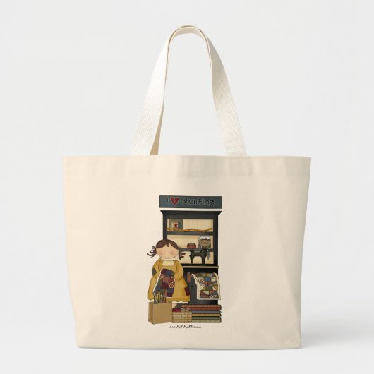 Grand Tote Bag J'aime piquer (Devant)