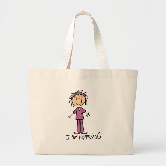 Grand Tote Bag J'aime soigner (Devant)