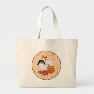 Grand Tote Bag Japanese Chin Halloween