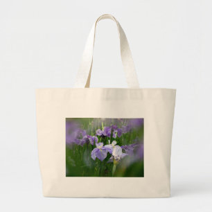 Grand Tote Bag Jardin d'iris