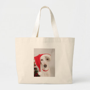 Grand Tote Bag Jasper the Christmas Dog