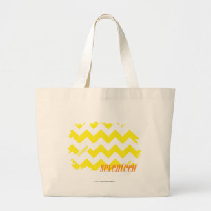 Grand Tote Bag Jaune 2 de zigzag