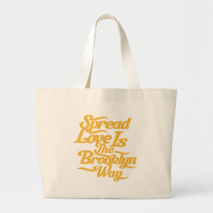 Grand Tote Bag Jaune d'amour de Brooklyn