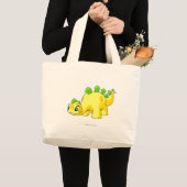 Grand Tote Bag Jaune de Chomby (Devant (produit))