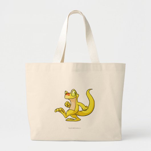 Grand Tote Bag Jaune de Techo (Devant)