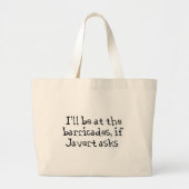 Grand Tote Bag Javert Les Misérables (Devant)