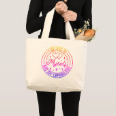Grand Tote Bag Je crois en moi et en mes capacités (Devant (produit))