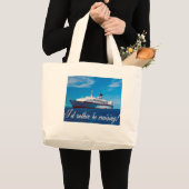 Grand Tote Bag Je croiserais plutôt (Devant (produit))