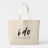 Grand Tote Bag Je fais Simple Minimal (Dos)