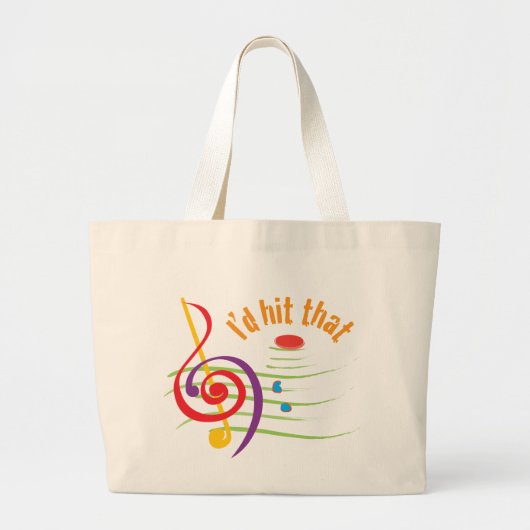 Grand Tote Bag Je frapperais cela (les sopranos) (Devant)