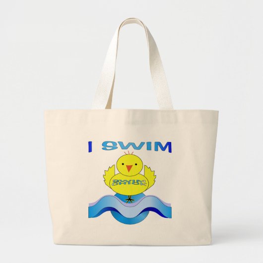 Grand Tote Bag Je nage (Devant)