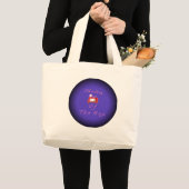 Grand Tote Bag Je pense en dehors de la boîte. (Devant (produit))