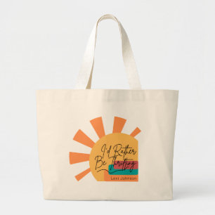 Grand Tote Bag Je préférerais faire la différence avec Fourre-tou