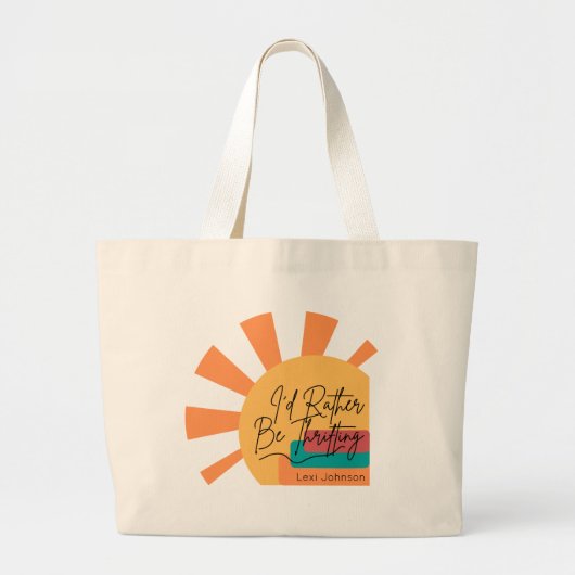 Grand Tote Bag Je préférerais faire la différence avec Fourre-tou (Devant)