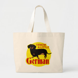 Grand Tote Bag Je sais allemand