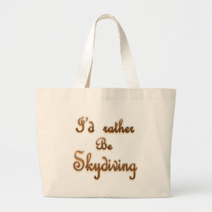 Grand Tote Bag Je serais plutôt parachutisme