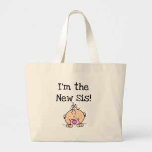 Grand Tote Bag Je suis le New Sis Tshirts and Gifts