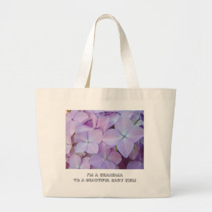 Grand Tote Bag Je suis une grand-mère d'une jolie bébé fille ! Sa