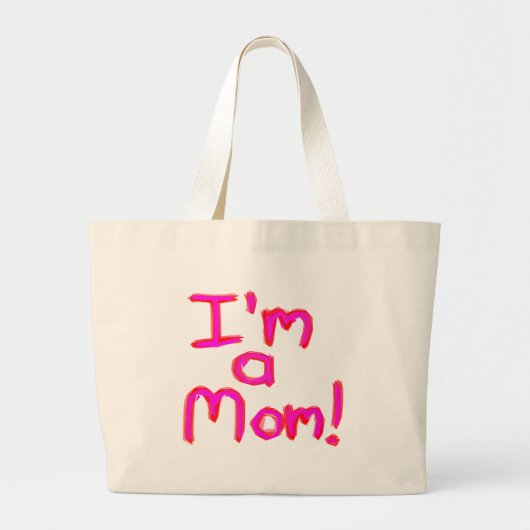 GRAND TOTE BAG JE SUIS UNE MÈRE ! (Devant)