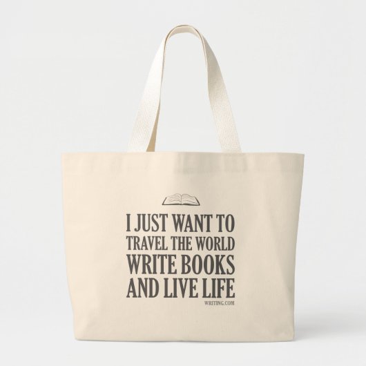 Grand Tote Bag Je veux juste… (Devant)