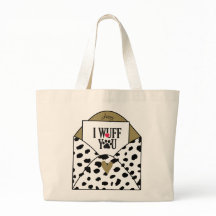 "Je Wuff You" Imprimé Dalmatien